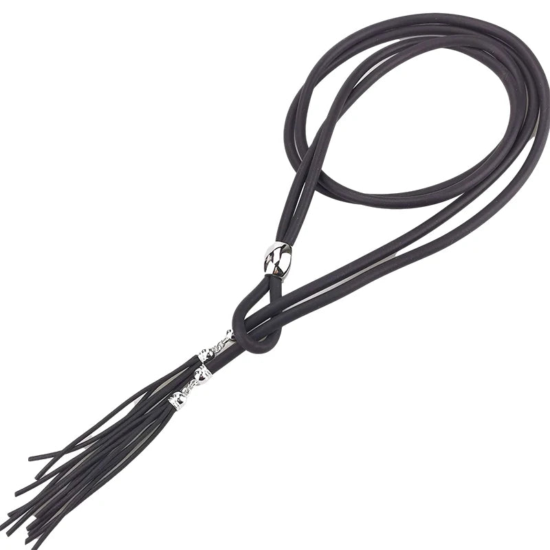 Cord Tassel Necklace1