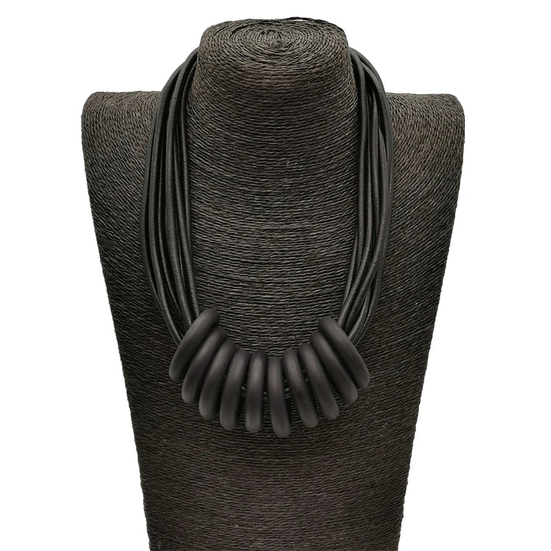 Geometric Ring Necklace