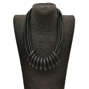 Geometric Ring Necklace