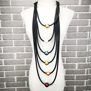 Pearl Punk Multi-layer Necklace
