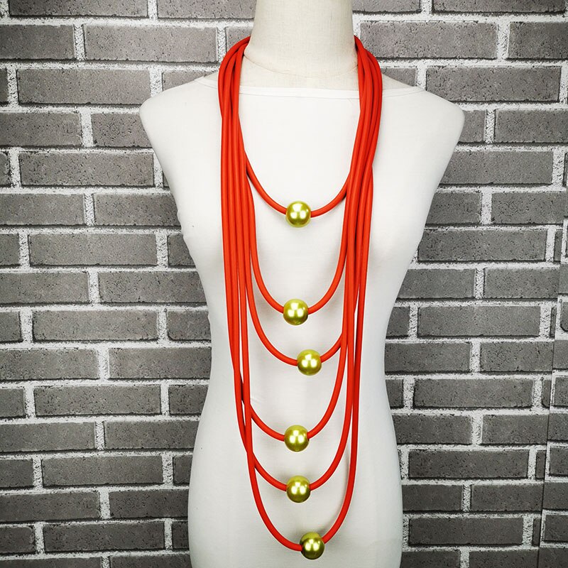 Pearl Punk Multi-layer Necklace