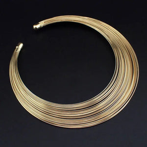 Multilayer Wire Necklace2