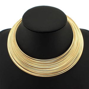 Multilayer Wire Necklace