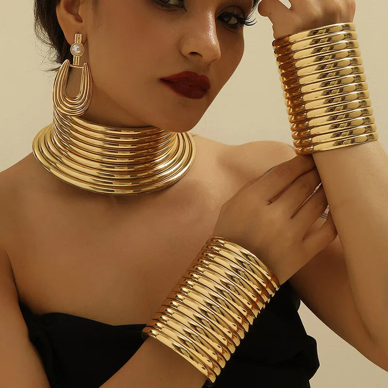 5pcs Punked Jewellery Set