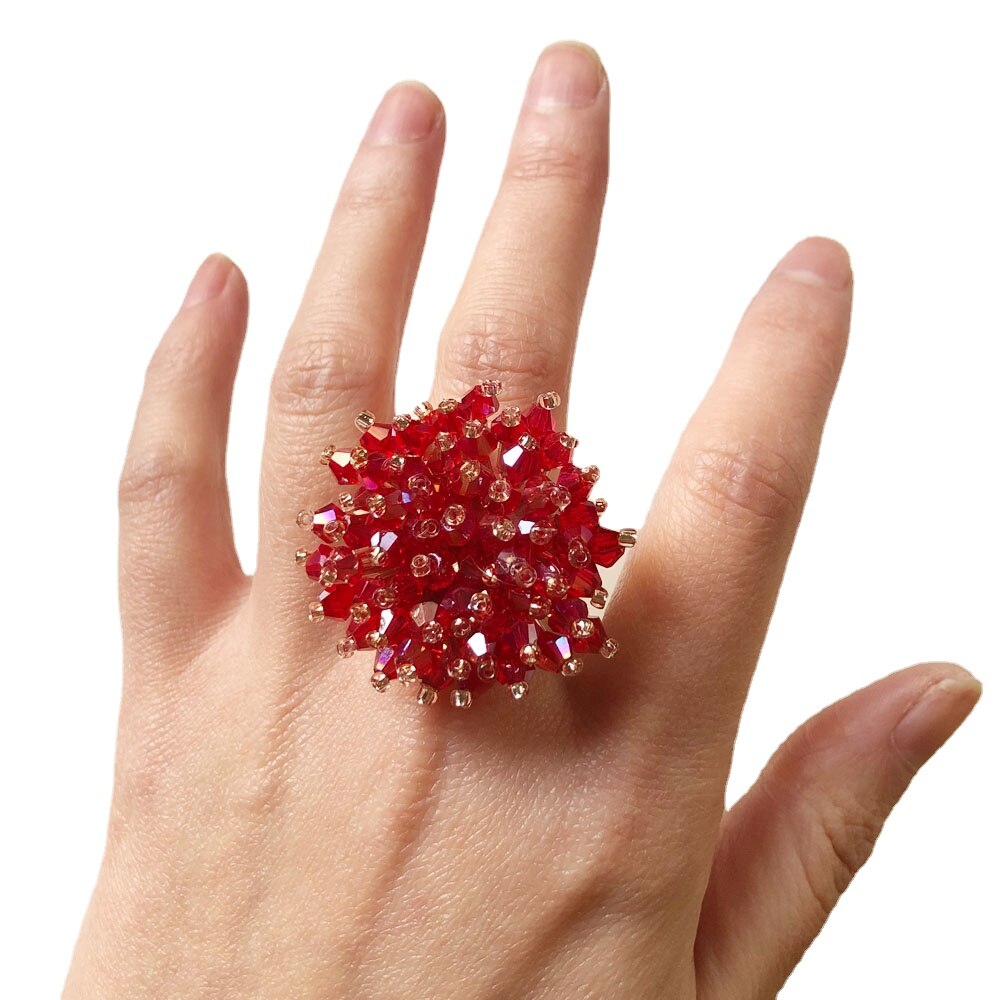 Glass Bead Ring