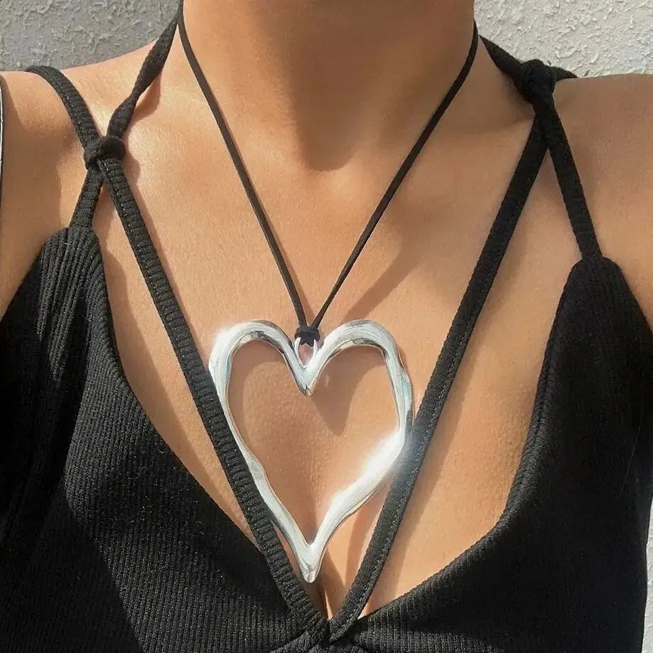 Exaggerated Love Heart Necklace