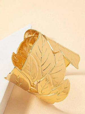 Leaf Shape Cuff Bangle