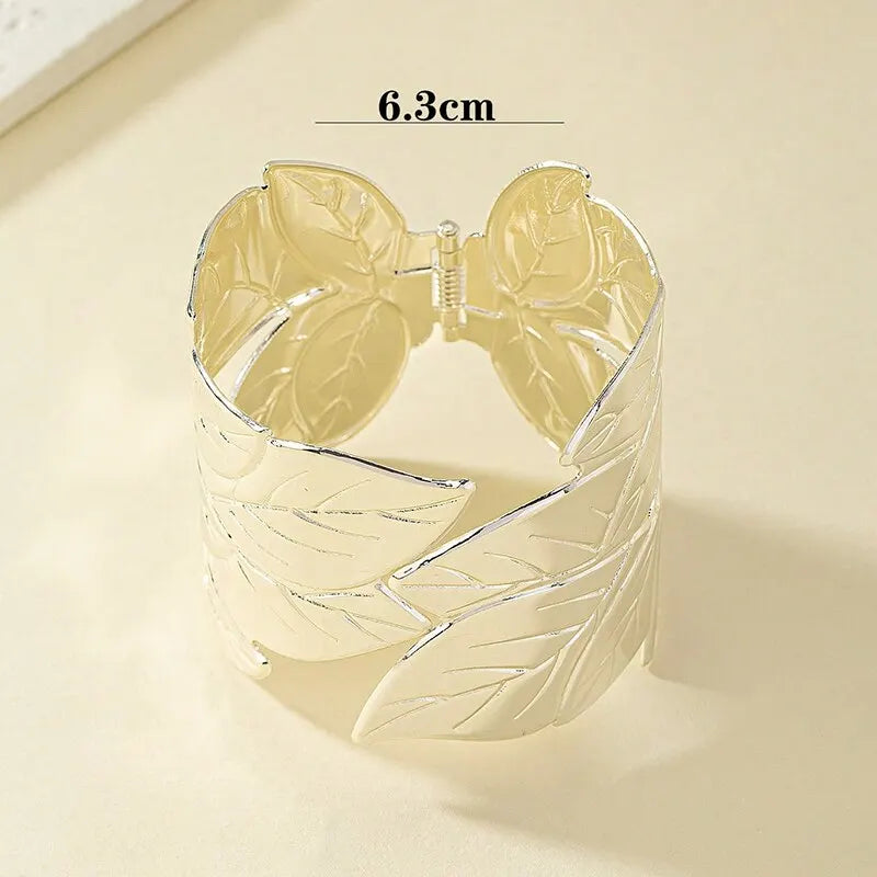 Leaf Shape Cuff Bangle