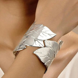 Leaf Shape Cuff Bangle