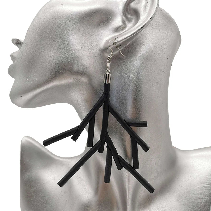 Tree Shape Gothic Earrings