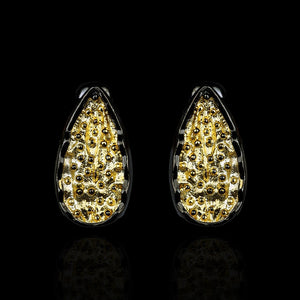 Black/Gold Creation Earrings