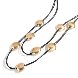 Golden Bead Necklace