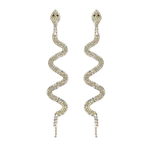 Long Snake Earrings