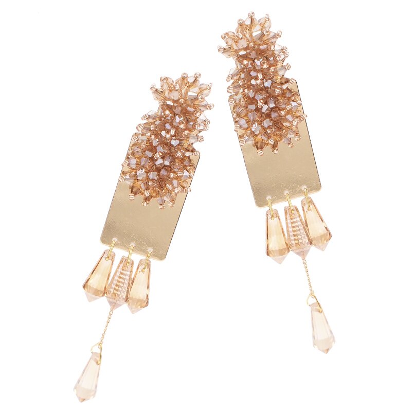 Crystal Beads Earrings