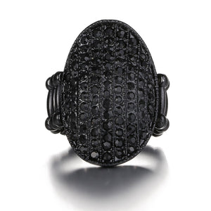 Black Oval Ring
