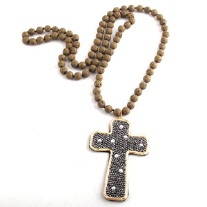 Bohemian Cross Necklace