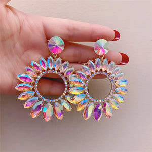 Exaggerated Crystal Earrings