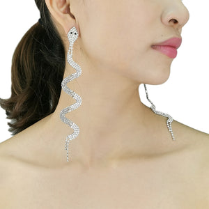 Long Snake Earrings