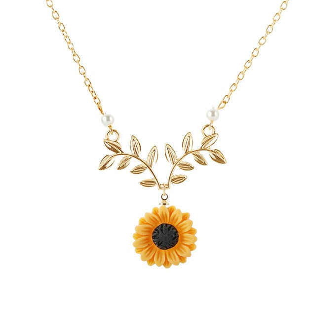 Sunflower Necklace