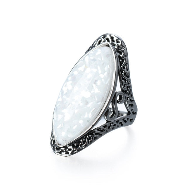 Oval Shell Ring