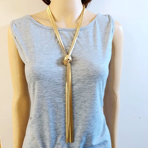 Snake Chain Long Necklace