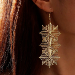 Spider Web Earrings