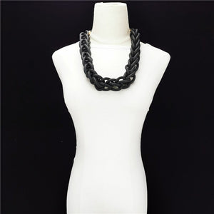 Rubber Weave Necklace