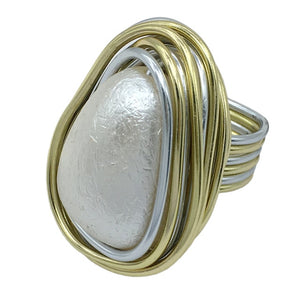 Pearl Wired Ring